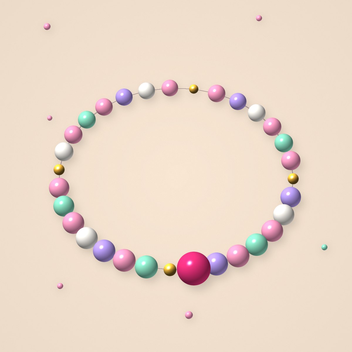 Cotton Candy Chaos Bracelet