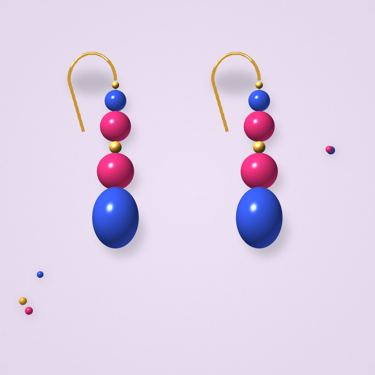Disco Drop Earrings