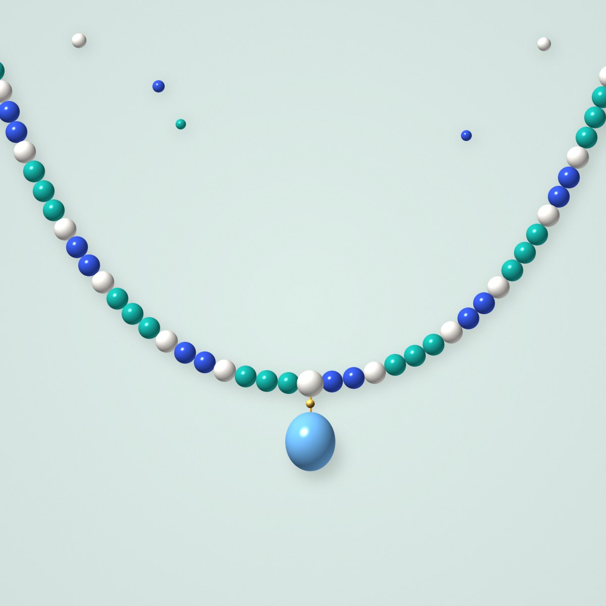 Ocean Brain Necklace