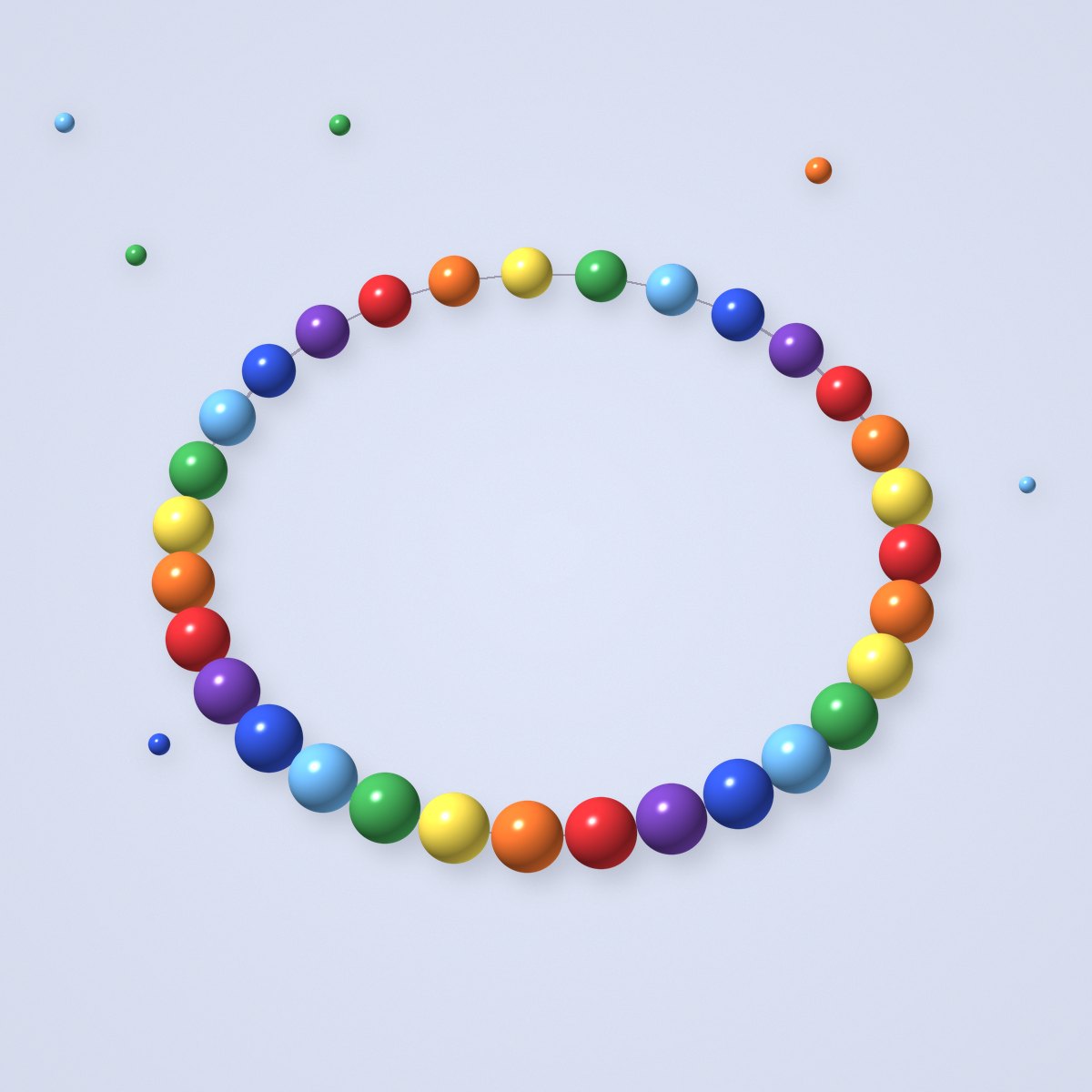 Rainbow Road Bracelet