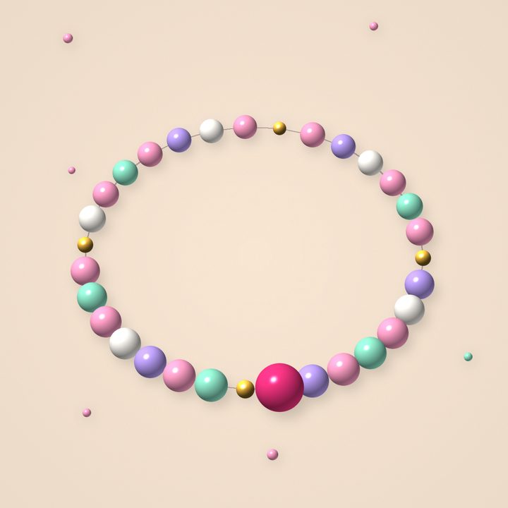 Cotton Candy Chaos Bracelet