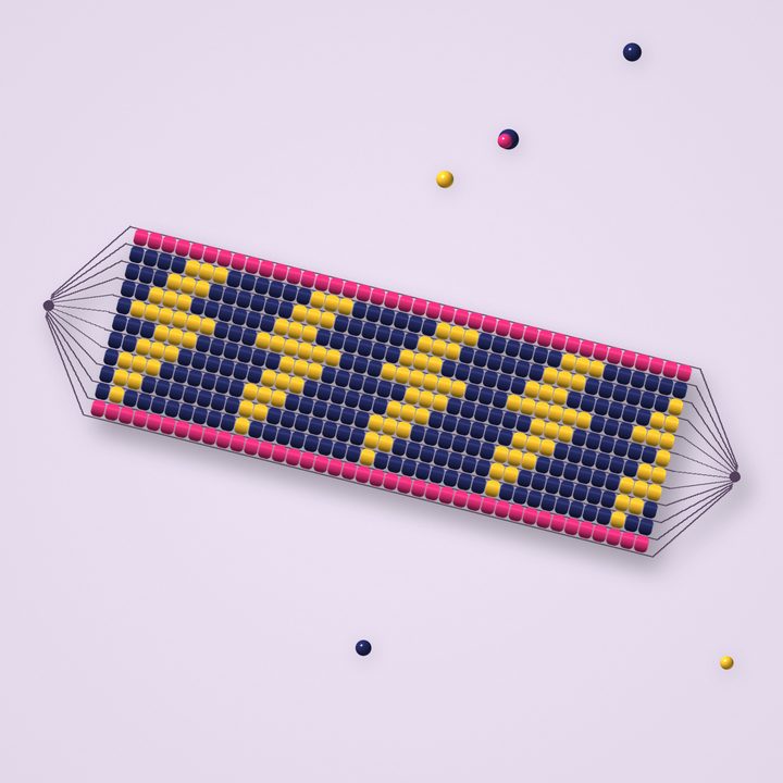 Zap! Lightning Loom Cuff